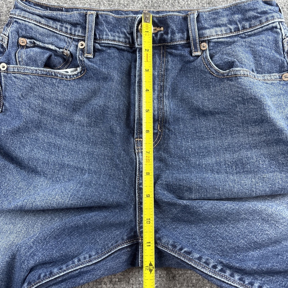 American Eagle Stretch Classic Straight Leg Jeans Medium Dark Wash 4 Regular - Picture 3 of 7